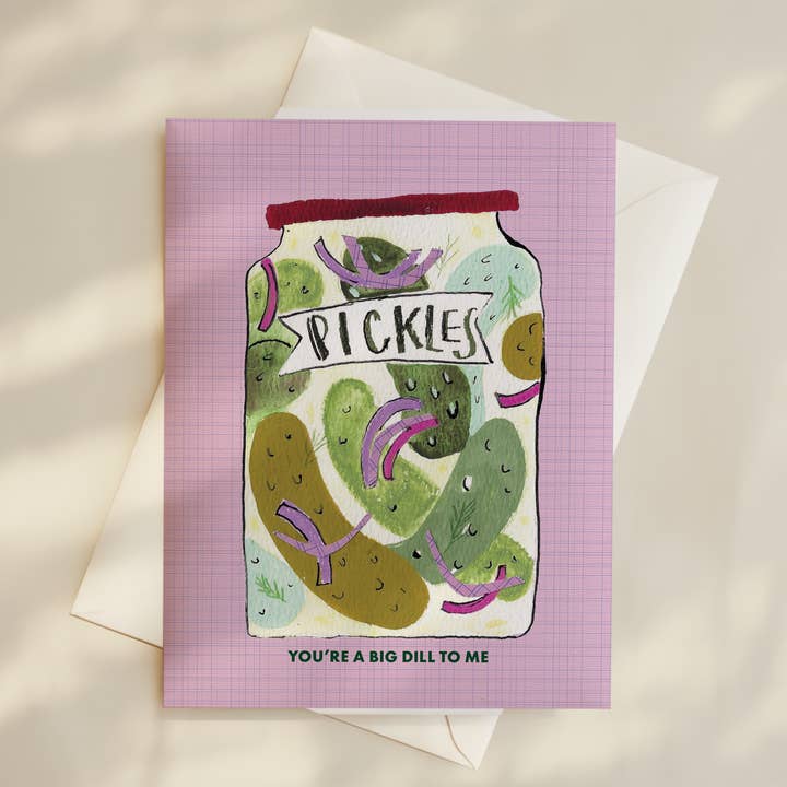 Tu es un cornichon génial. pour la vente par Courtney Kendall Art