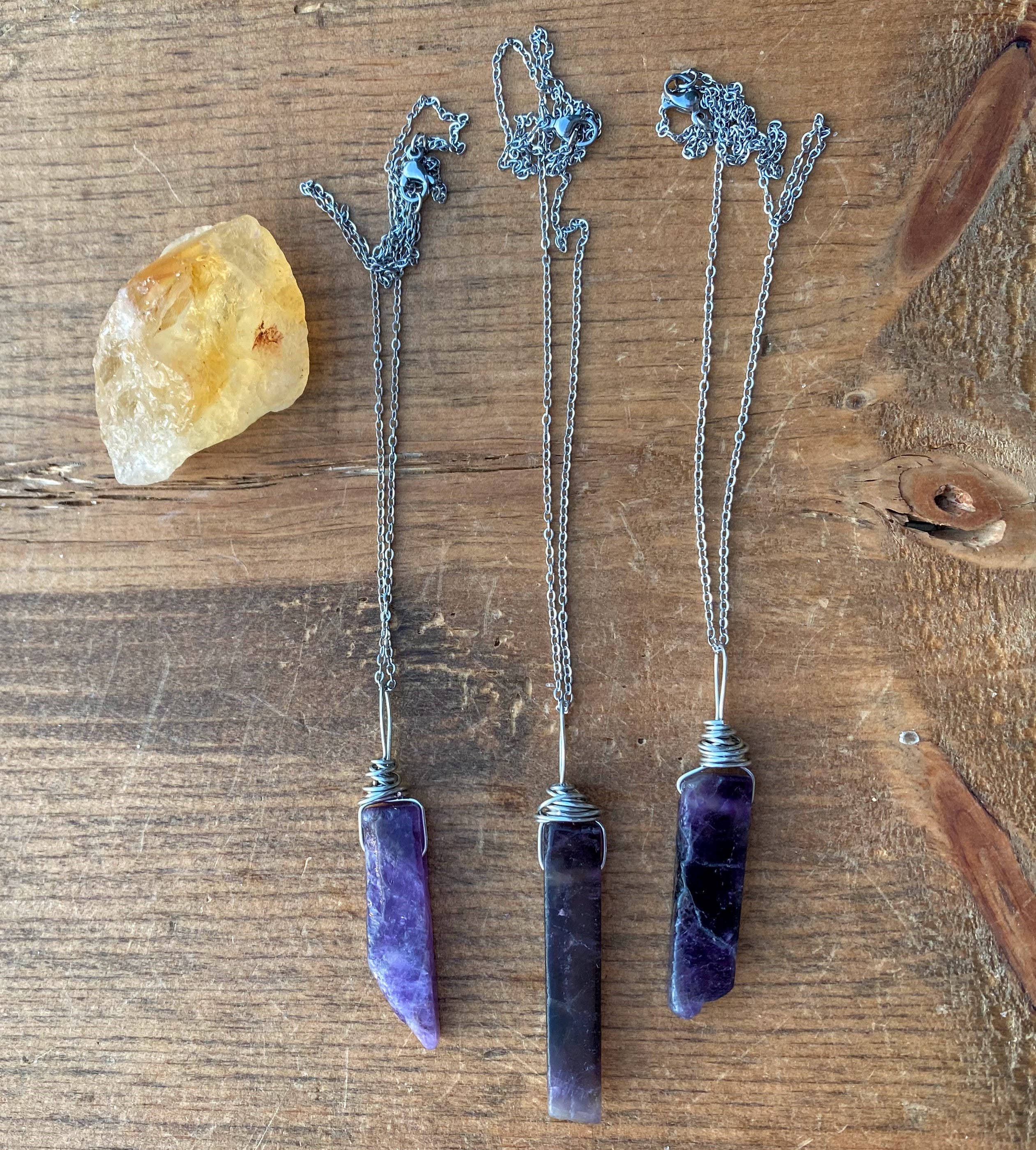 Coconut Quartz - Wholesale Halskettinghanger - Crystal Point Halsketting/Amethist Sodaliet Rozenkwarts4