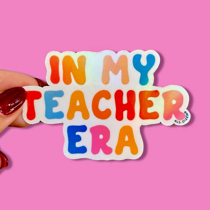 Autocollant In My Teacher Era pour la vente par Als Diseno