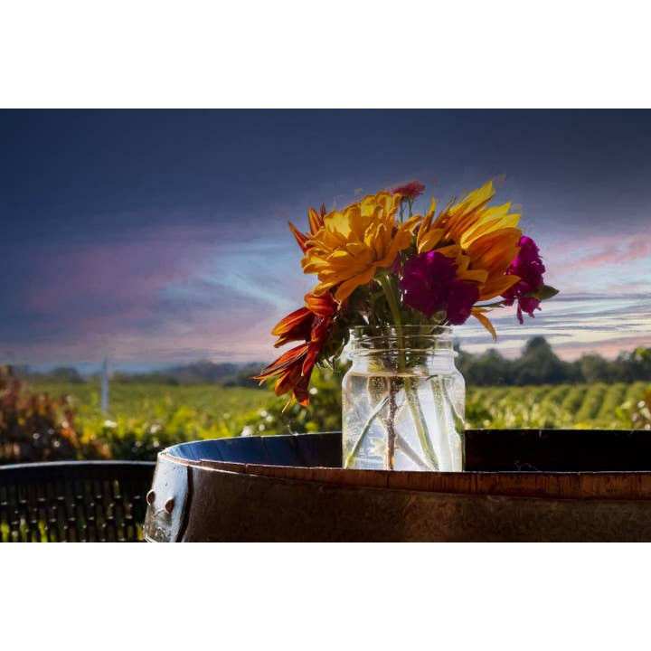 Foto da região vinícola da Serra da Califórnia | Arte na parede em lona|Imprimir por atacado de Richard Miles Photos