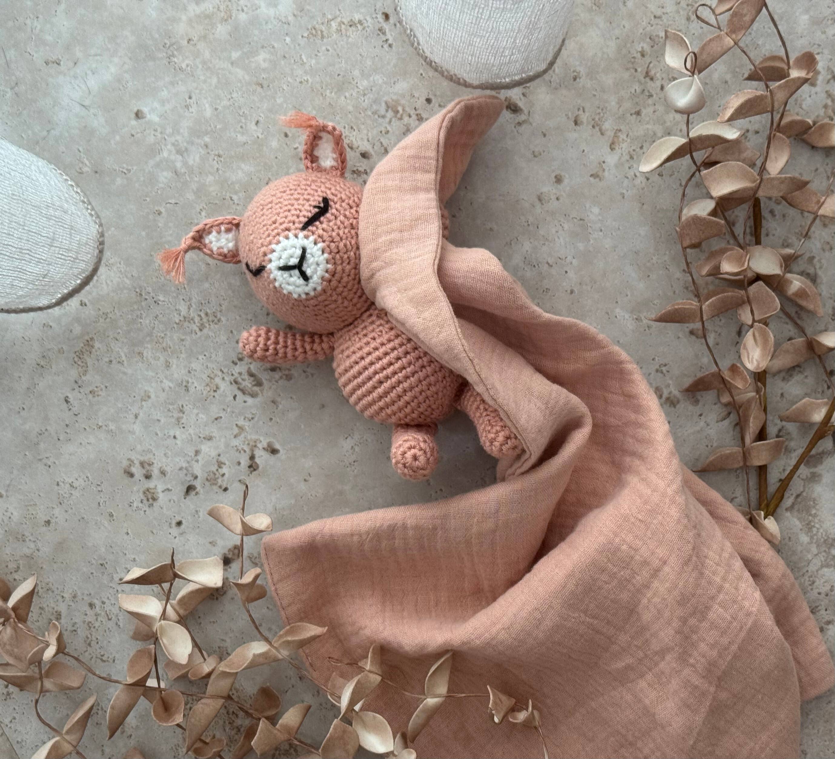 Eyvie Rose - Wholesale Handheld Rattle - Baby - 100% Cotton Woodland Animal Crochet Companion 3