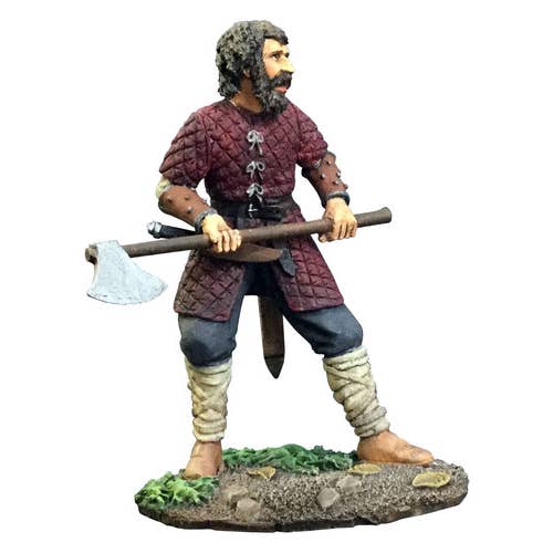 62117 - Guerrero sajón/vikingo con hacha (Carl) para venta al por mayor de W.Britain Model Figures