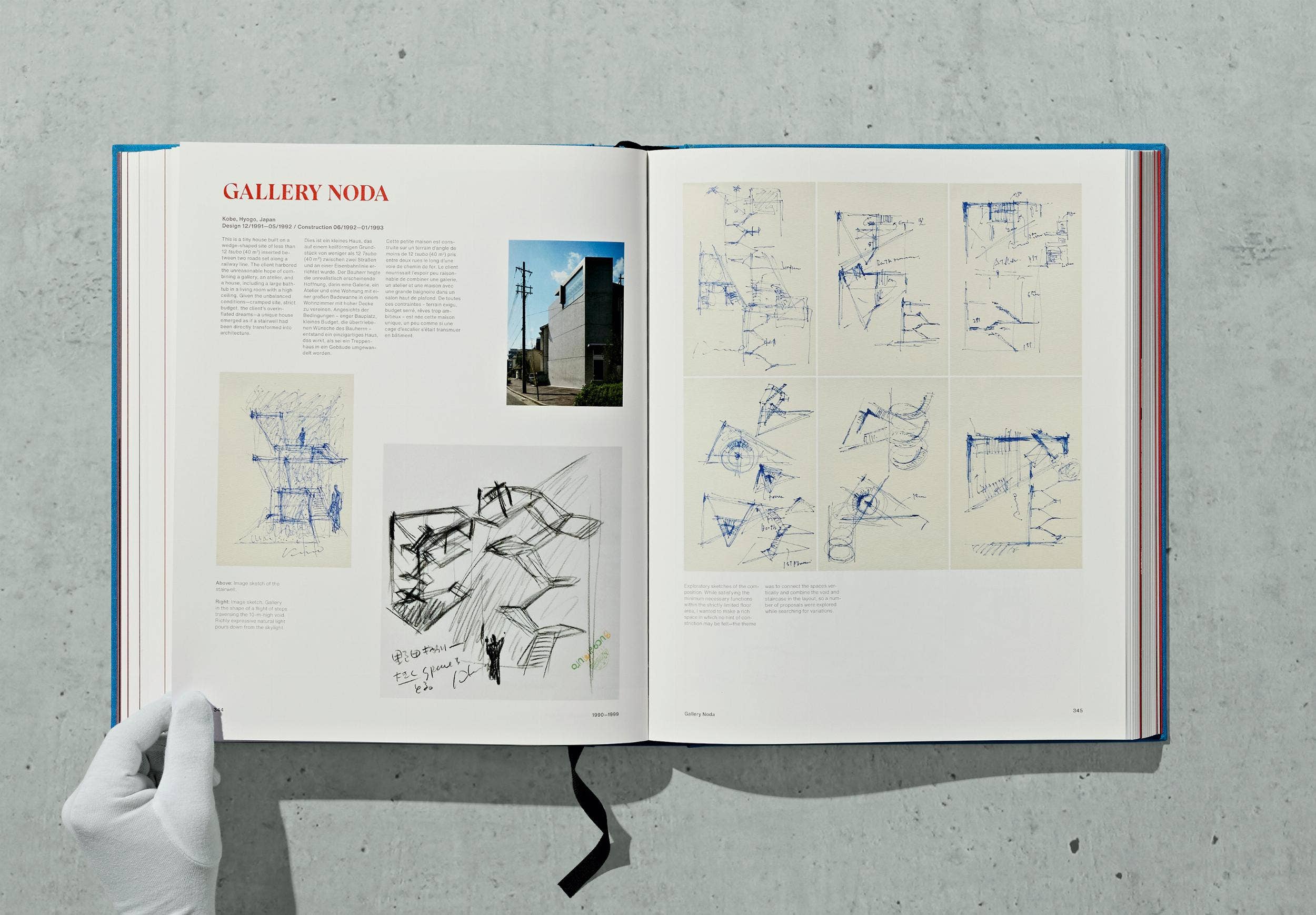 TASCHEN America - Wholesale Display Book - Tadao Ando. Sketches, Drawings, and Architecture (German, French, English)21