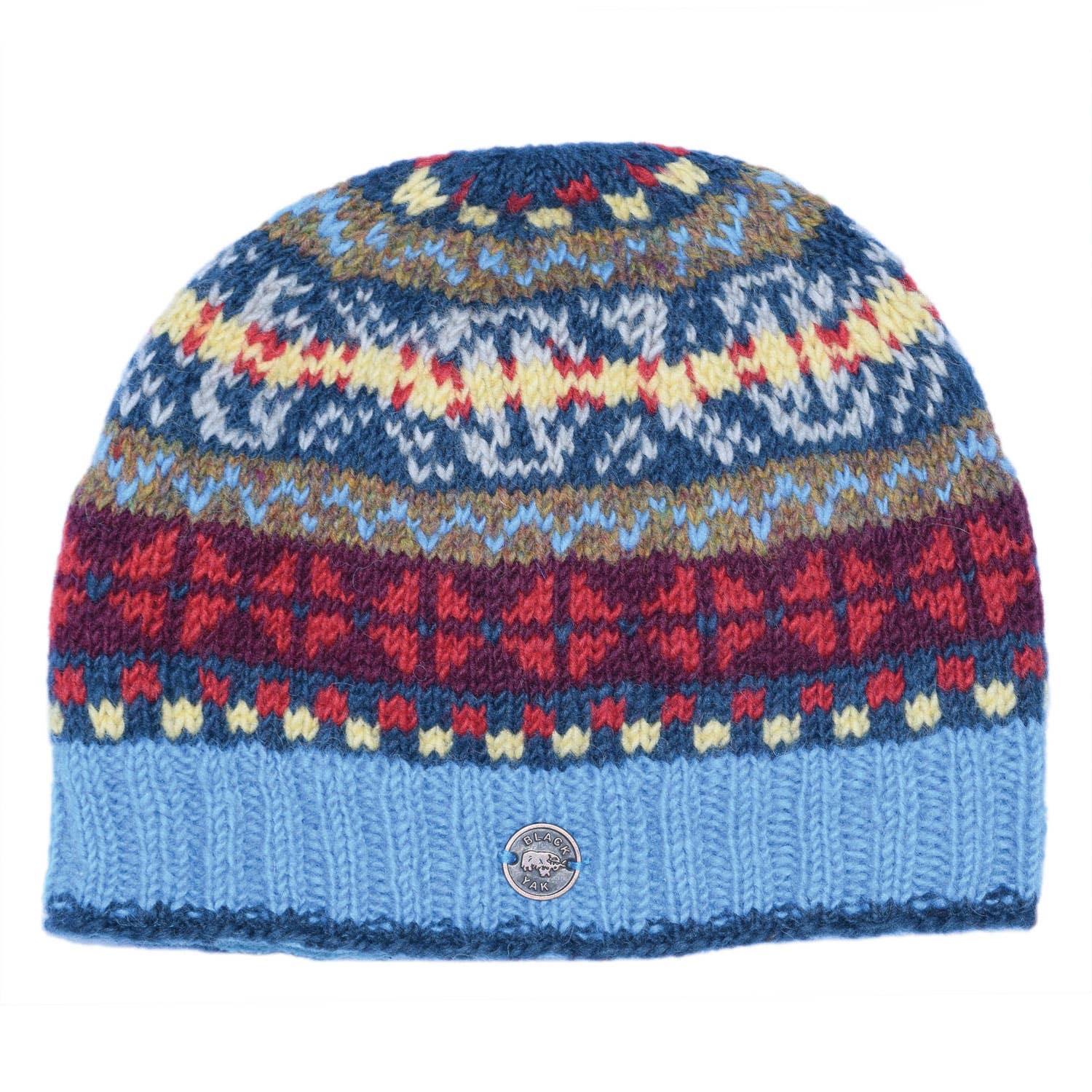 Black Yak Ltd – Gorro - Unissexo por atacado – Gorro Fair Isle de Lã Pura - Feito à Mão - Comércio Justo4