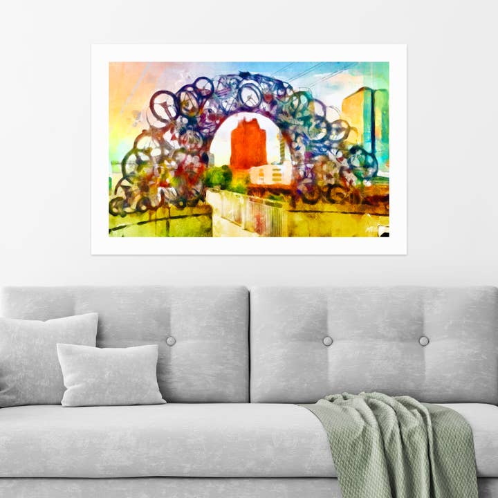 Giclee Art Prints, Knoxville TN, Bike Arch voor wholesale door G.O.A.T House of Creative
