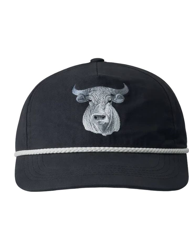 Bull Rope Cap, Black for wholesale by Lischka Brothers