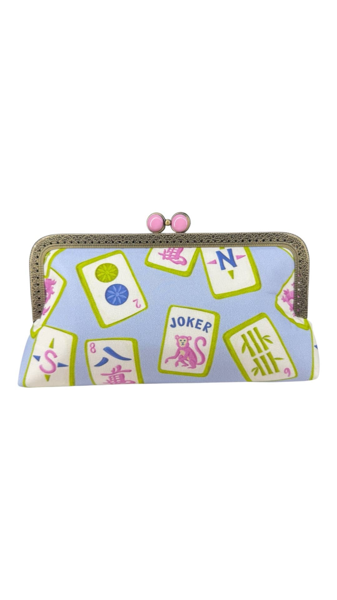 Kiki & Syds - Wholesale Clutch Bag - Women's - Kiki & Syds MIDI Clutch Purse - Mahjong Mischief2