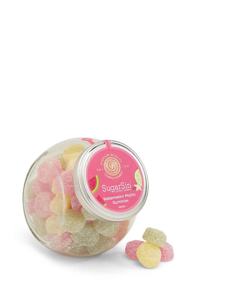 Watermelon Mojito Gummies (Vegan) for wholesale by SugarSin
