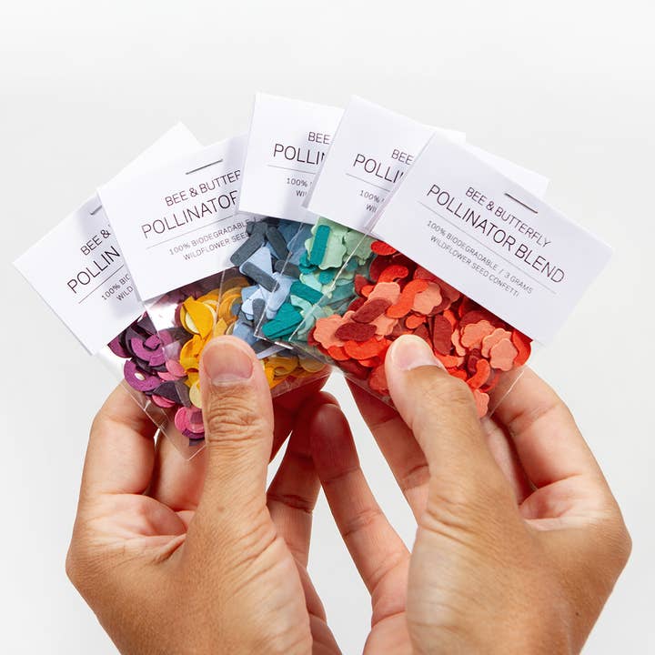 Studio 82° - Wholesale Confetti - Die Cut Wildflower Seed Confetti - Red8