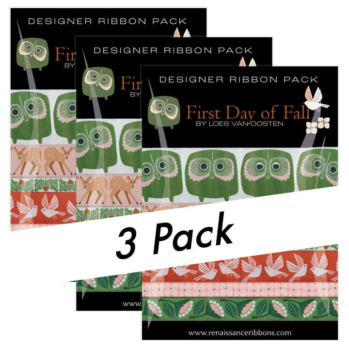 Primer Día de Otoño - Paquete de Diseñador - PRO 3 PAQUETE para venta al por mayor de Renaissance Ribbons