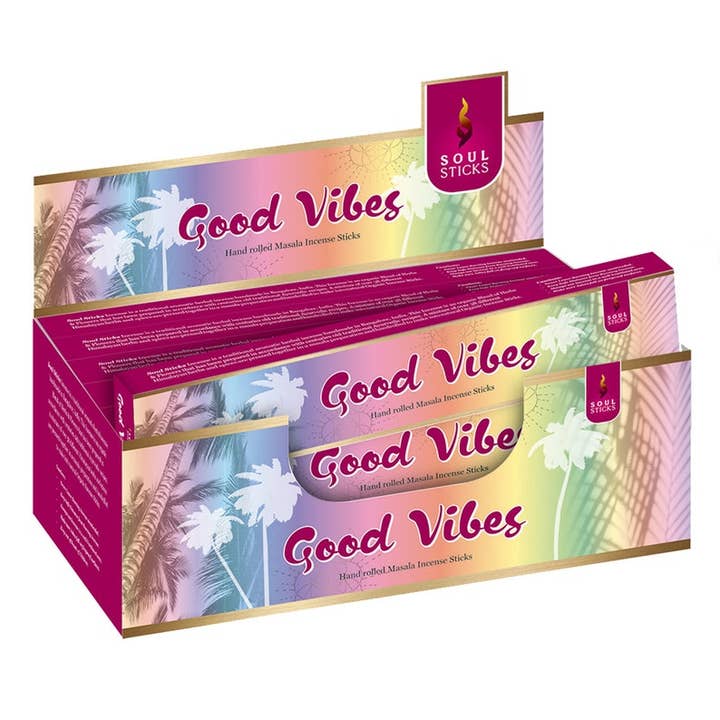 Designs by Deekay Inc. - Wholesale Incense - Soul Sticks - Good Vibes Masala Incense Sticks (12)