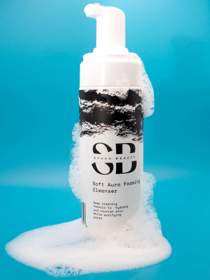 Soft Aura Foaming Cleanser for wholesale by Stush Beauty