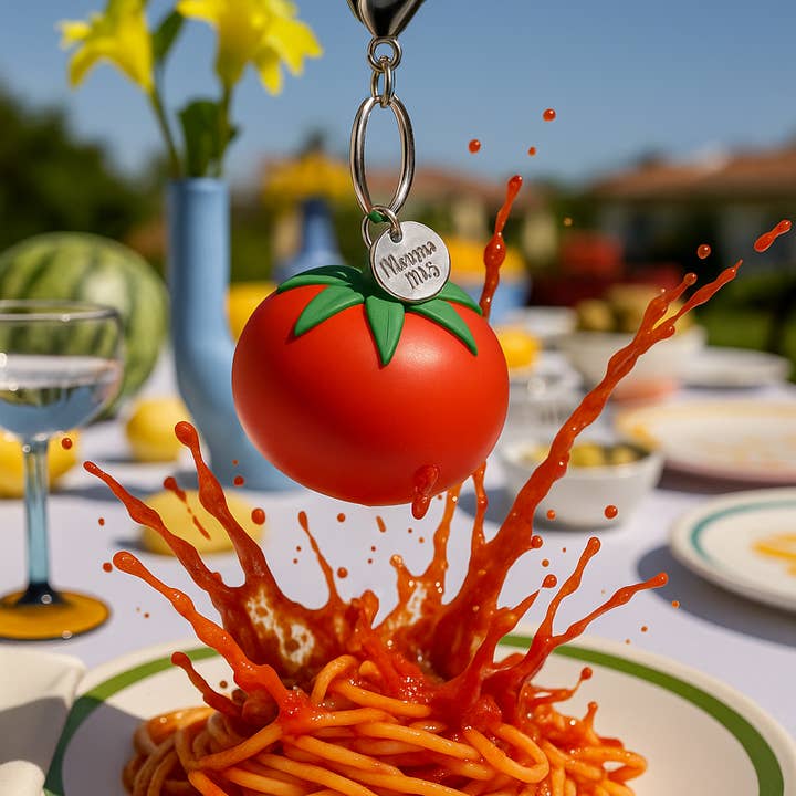 Tomato Keychain Charm for wholesale by NPW
