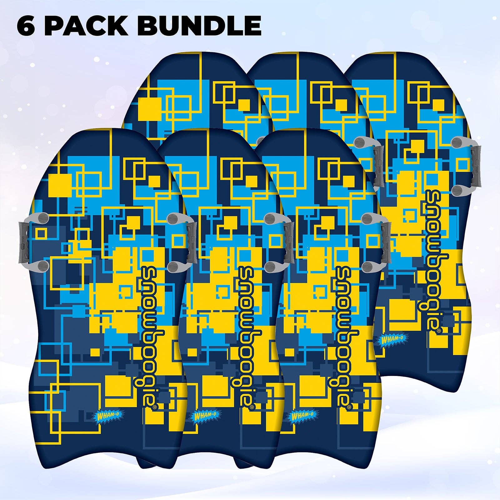 Sixale - Wholesale Sporting Accessories - Wham-O Snowboogie Air Thunder 40" Single Rider Snow Sled (Square)10