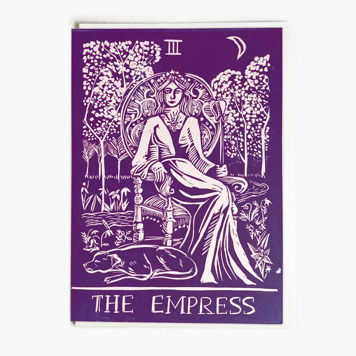 Kathie Studio - Wholesale Moederdagkaartje - Keizerin Tarotkaart/Moederdagkaart