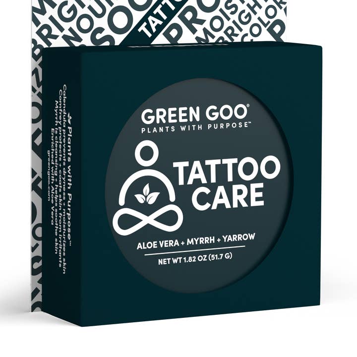 Tattoo Care Tin for wholesale by Green Goo by Sierra Sage Herbs