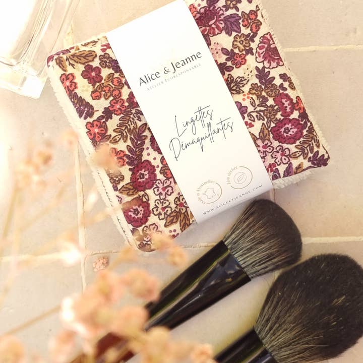 Alice et Jeanne - Wholesale Makeup Remover - Lily Washable Makeup Remover Wipes X5