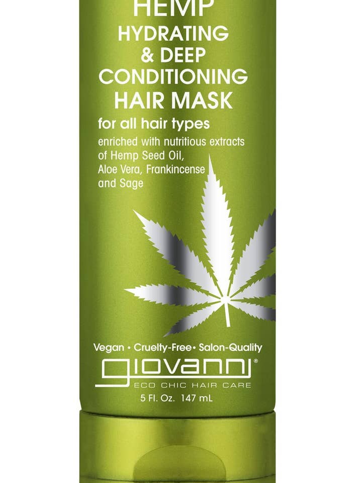 Hemp Hydrating Deep Conditioning Hair Mask 5 oz. for wholesale by Giovanni Cosmetics