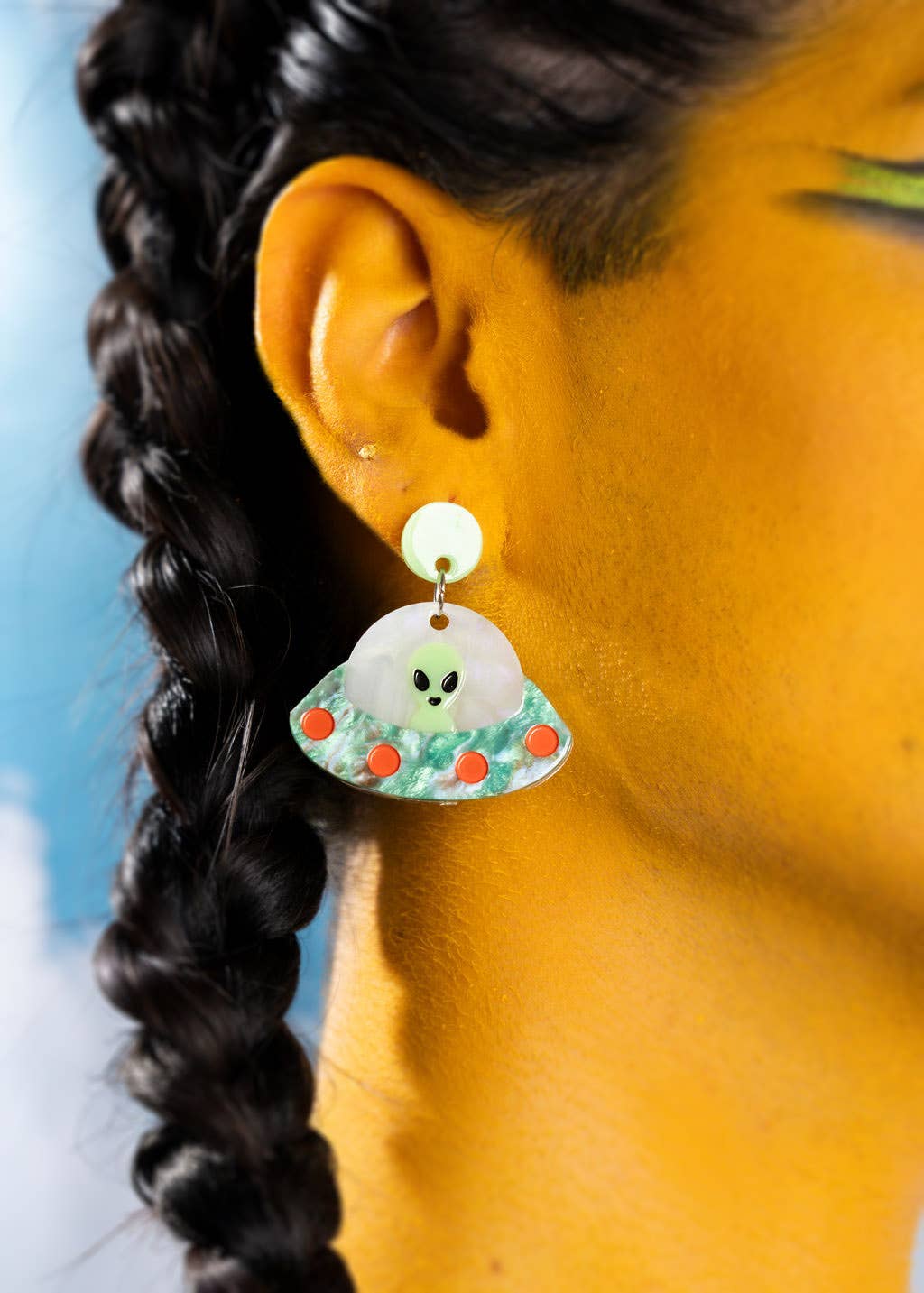 Peach Beast - Wholesale Dangle Earrings - UFO Earrings3