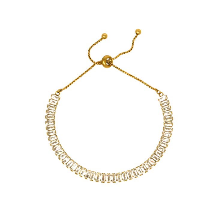 Piper Tennis Bracelet (Adjustable) for wholesale by Nanda Jewelry