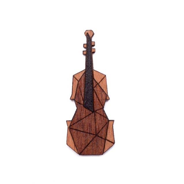 Broche Violon pour la vente par Bewooden