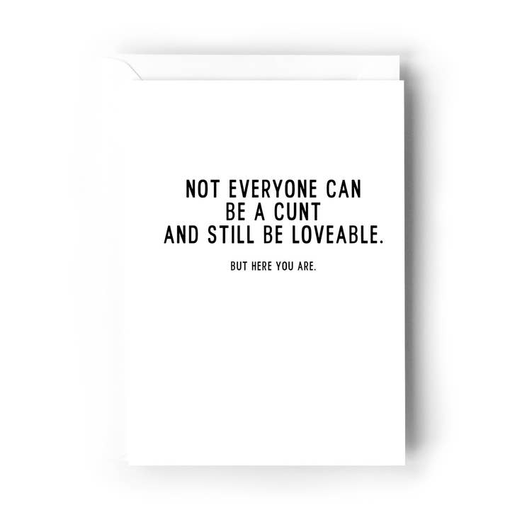 Tout le monde ne peut pas être un connard et rester aimable. pour la vente par Creativien Studio