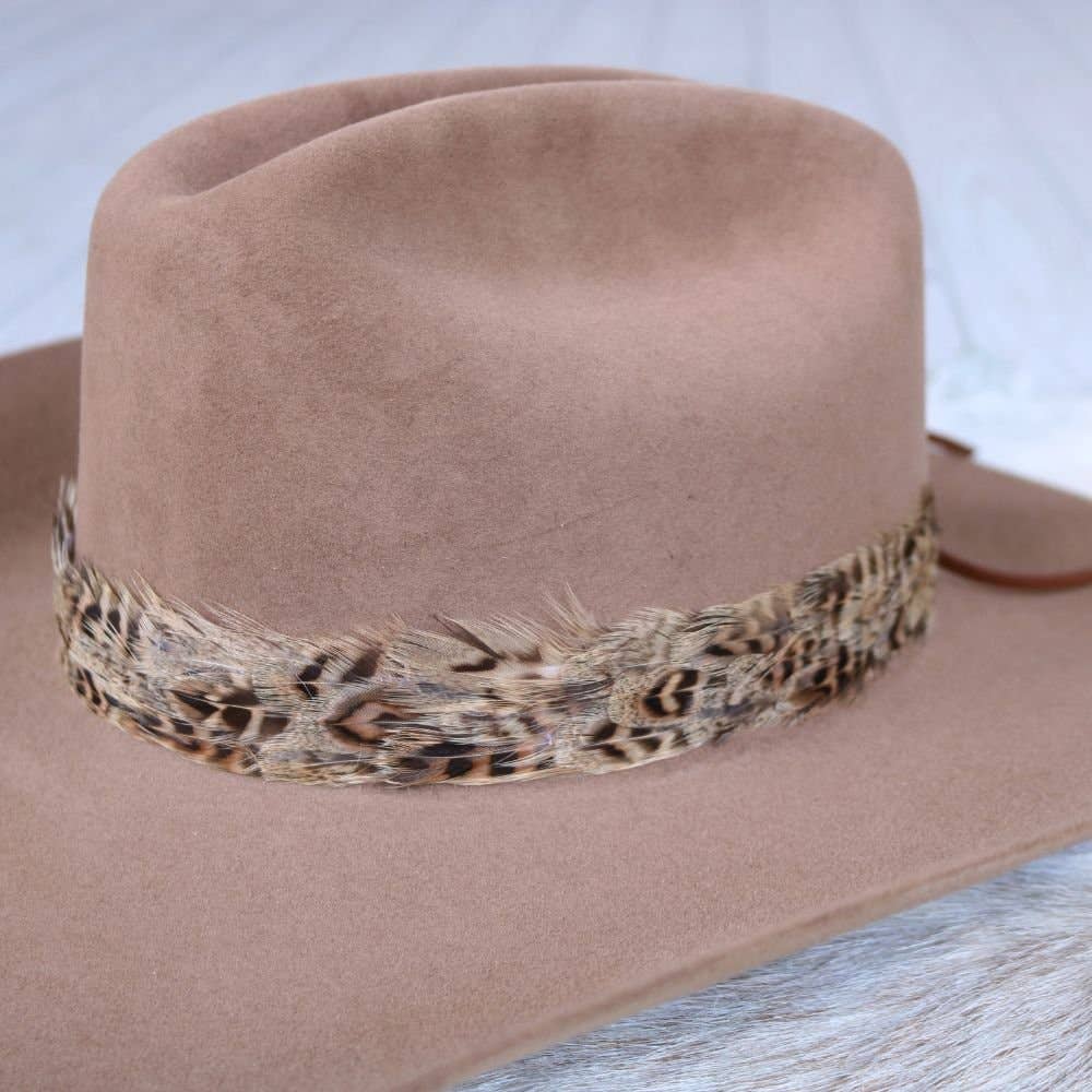 Willow Lane Hat Co. - Wholesale Hat Accessory - Women's - Western Feather Hat Band - Dune2