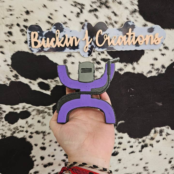 Buckin J Creations - Wholesale Car Freshener - Women's - Hooey Welder Blue Collar Handmade Car Air Freshener2