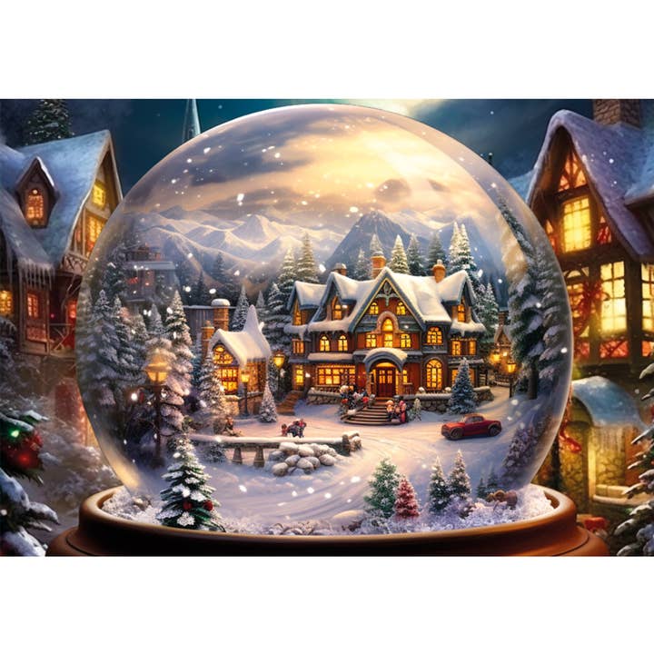 Wentworth Puzzles – wholesale Puzzle – Adult – Snow Globe Village1