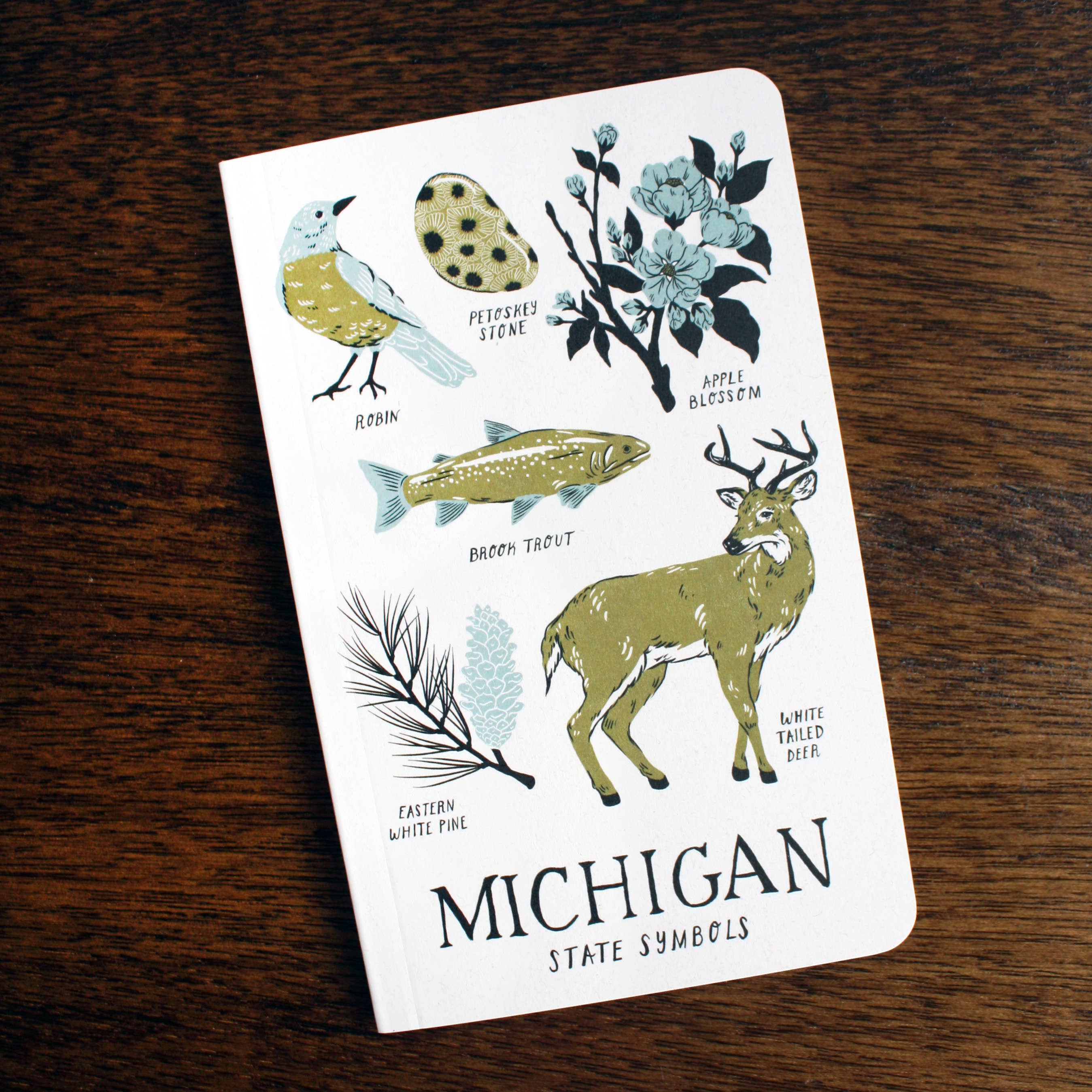City Bird - Wholesale Notebook - Michigan State Symbols Notebook1