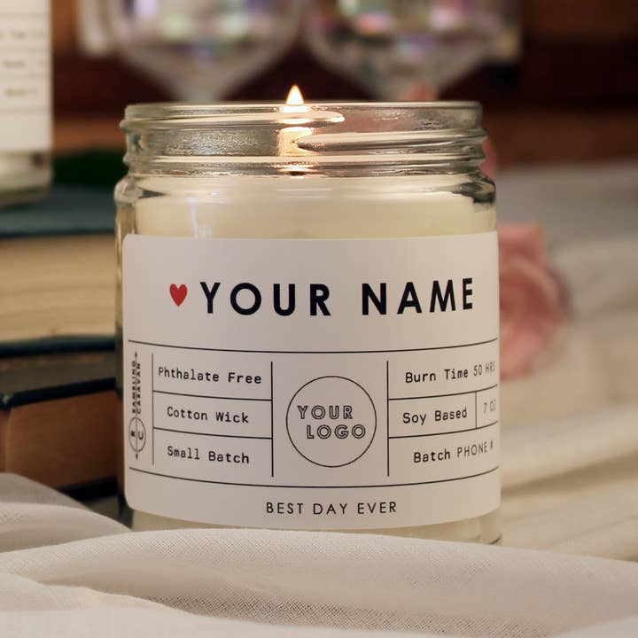 Your Name-Your Logo Custom Order Candle and other Purchase Wholesale custom candle holders. Free Returns & Net 60 Terms on Faire trending on Faire.
