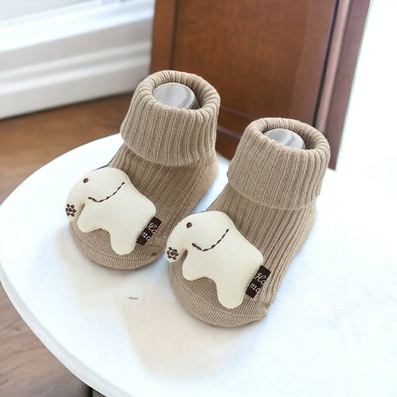 Annie & Charles - Vendita all'ingrosso Calzini - Neonati - Calzini per neonati Annie & Charles® in cotone con applicazioni 3D8