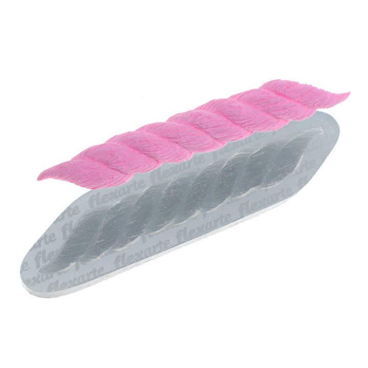 Moule en silicone en corde tressée pour décoration de cupcakes, décoration de cupcakes, fondant, pâtisserie, chocolat pour la vente par Flexarte USA