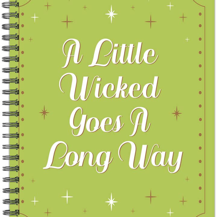 A Little Wicked 2026 6.5" x 8.5" Weekly Monthly Softcover Planner for wholesale by Willow Creek Press & Gifts