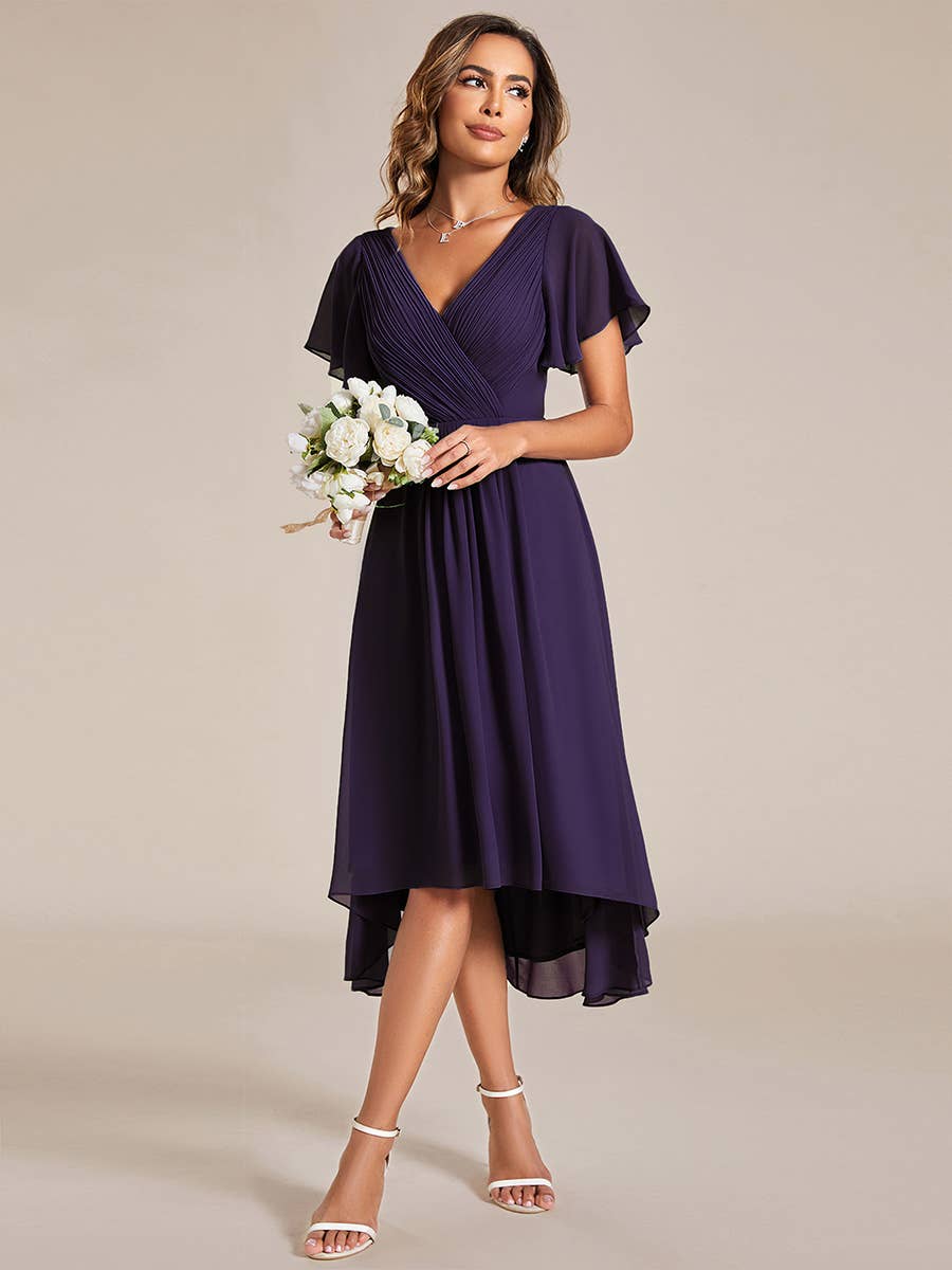 Ever-Pretty – Großhandel Kleid – Damen – Chiffonkleider mit plis­sierten Rüschen für Hochzeitsgäste48