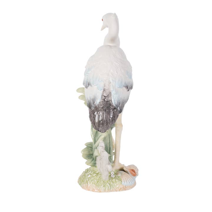 Fitz and Floyd® Mikasa® Pfaltzgraff® - Wholesale Decorative Figurine - Fitz & Floyd Newport Hme Egret Forward Facing Brown Bx Pkg3