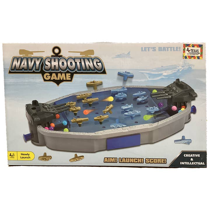 Navy Battleship Military Themed Shooting Tabletop Game for wholesale by Texas Toy Distribution