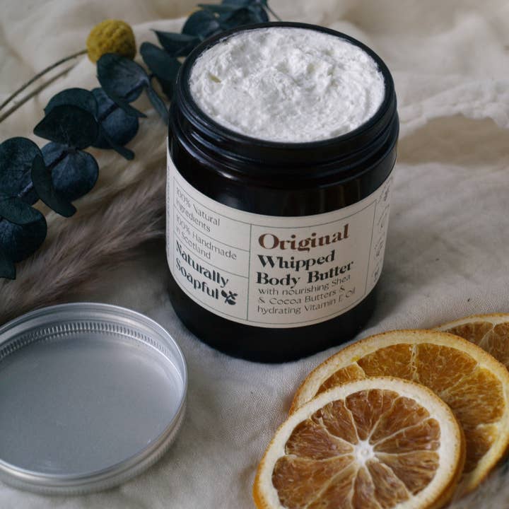 Original Whipped Body Butter, 100% Natural Ingredients for wholesale by Naturally Soapful