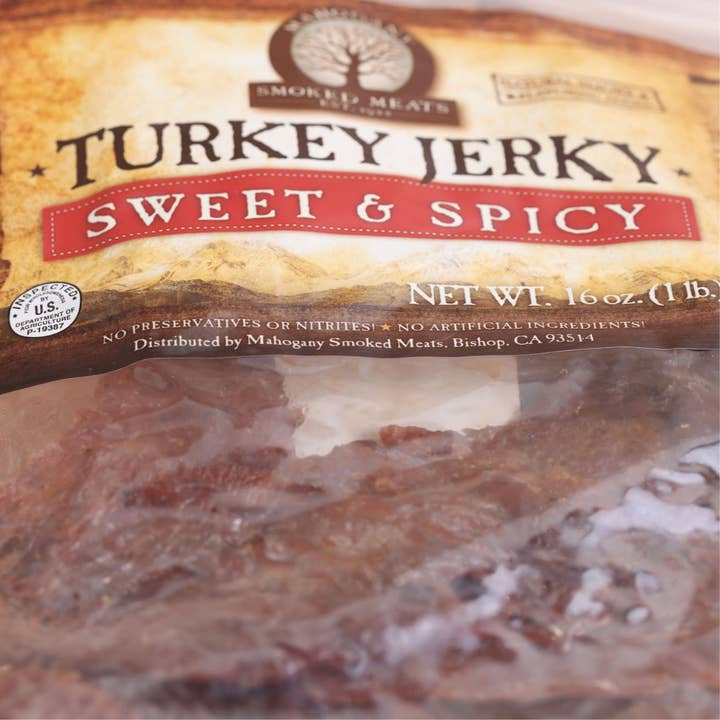 Mahogany Smoked Meats - Wholesale Jerky - Sweet N' Spicy Brisket Jerky - All-Natural, 4oz2