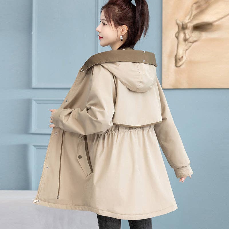 Marayn - Wholesale Parka - Women's - Chic 2025 Detachable Liner MidLength Winter Parka23