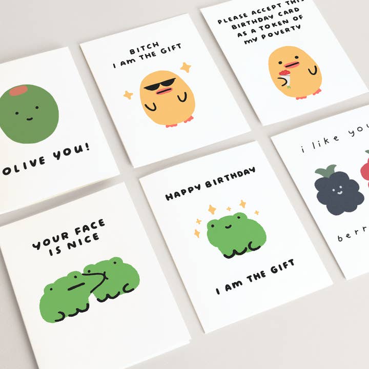 iej studio - Wholesale Birthday Card - Funny Duck Birthday Card - Bitch, I Am The GIft1
