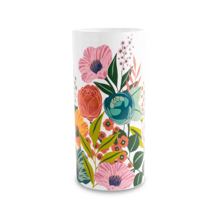 Steel Mill and Co. - Wholesale Vase - Cylinder Vase, Garden Blooms