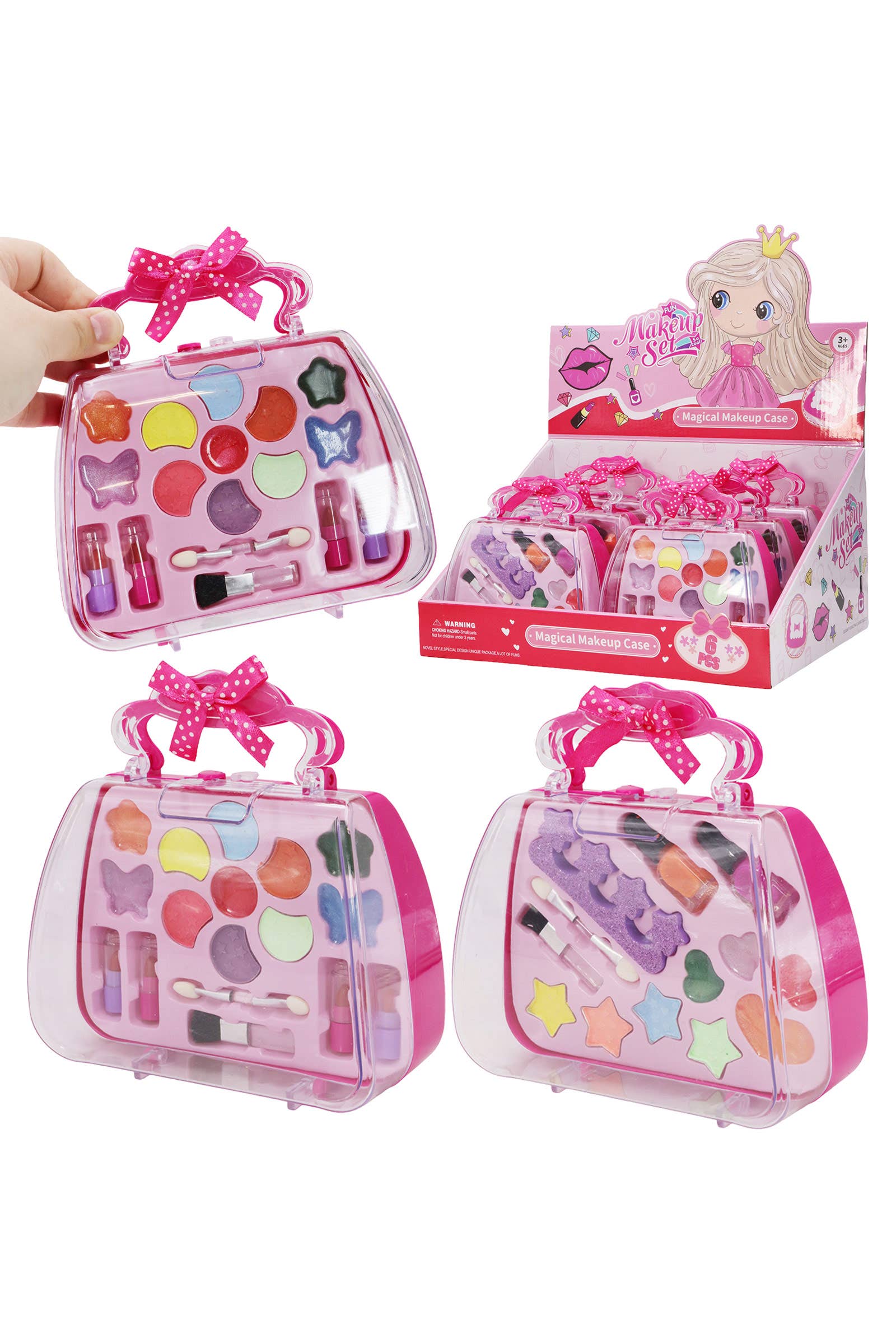 ASSORTED Kids Magical Princess Beauty Makeup Kit - 6 Pcs for wholesale on Faire0