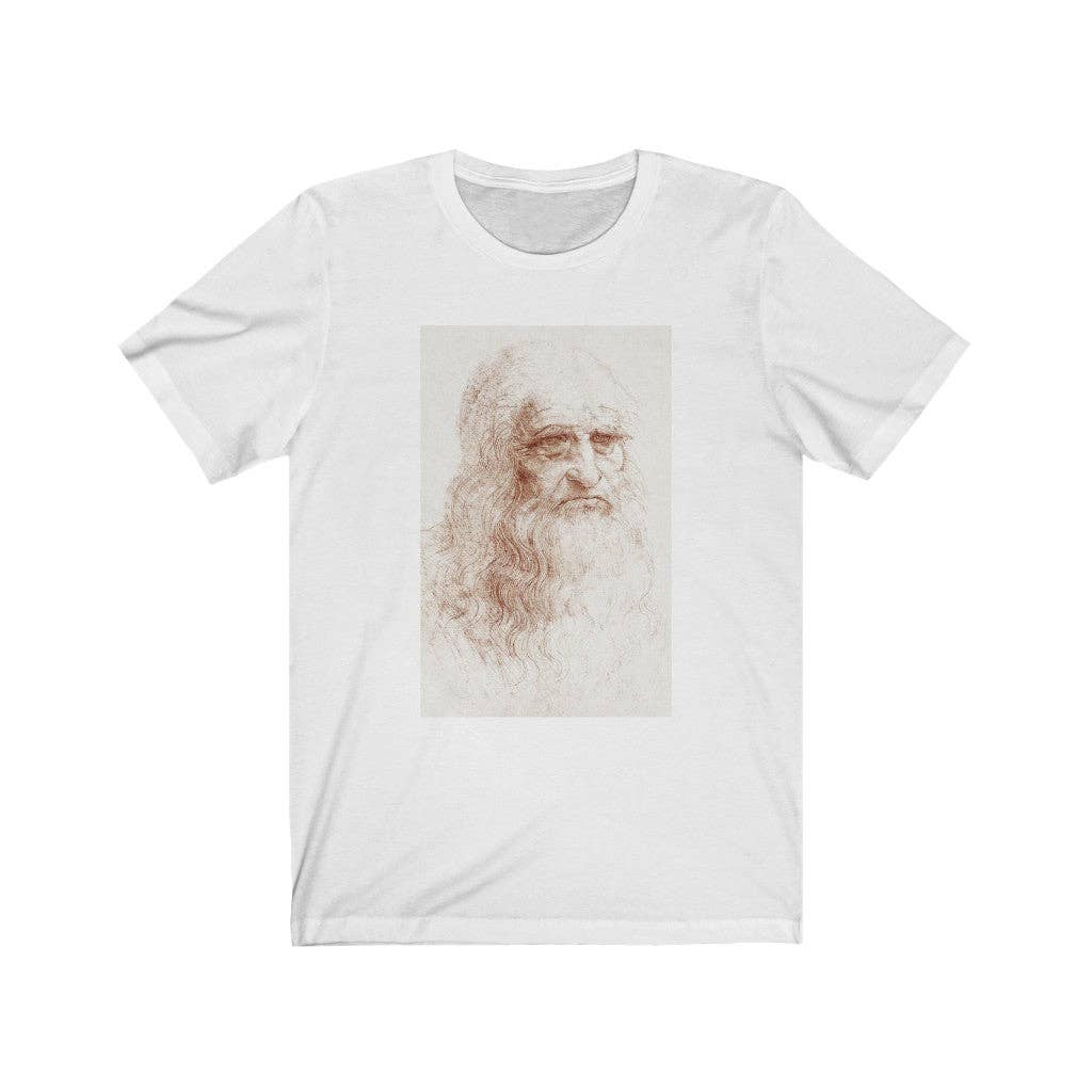 Random Pieces of 8 – wholesale Grafisk T-shirt - Unisex – Leonardo da Vinci T-shirt