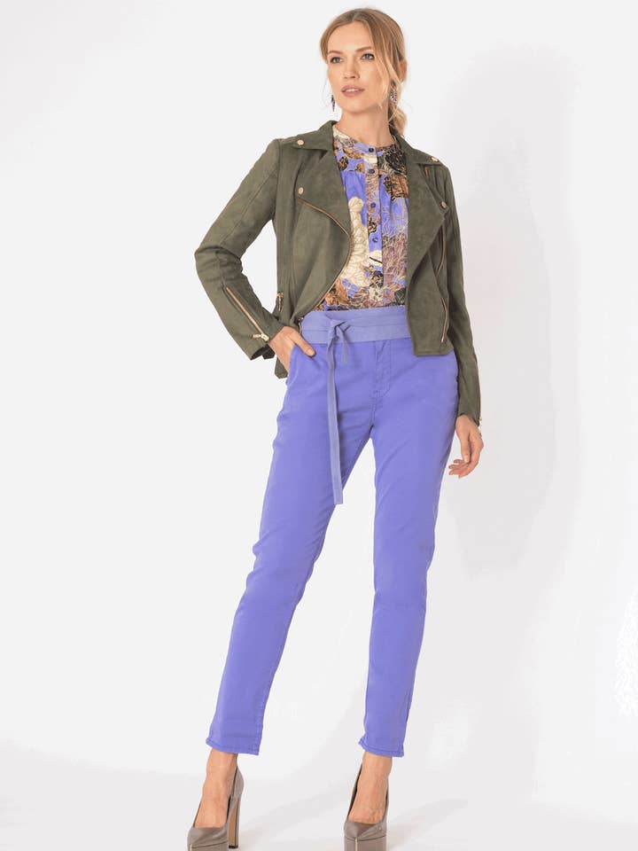 Ruskindsøm med lynlås 89% Pl 11% Ea for engroshandel hos Siste's S.p.A.