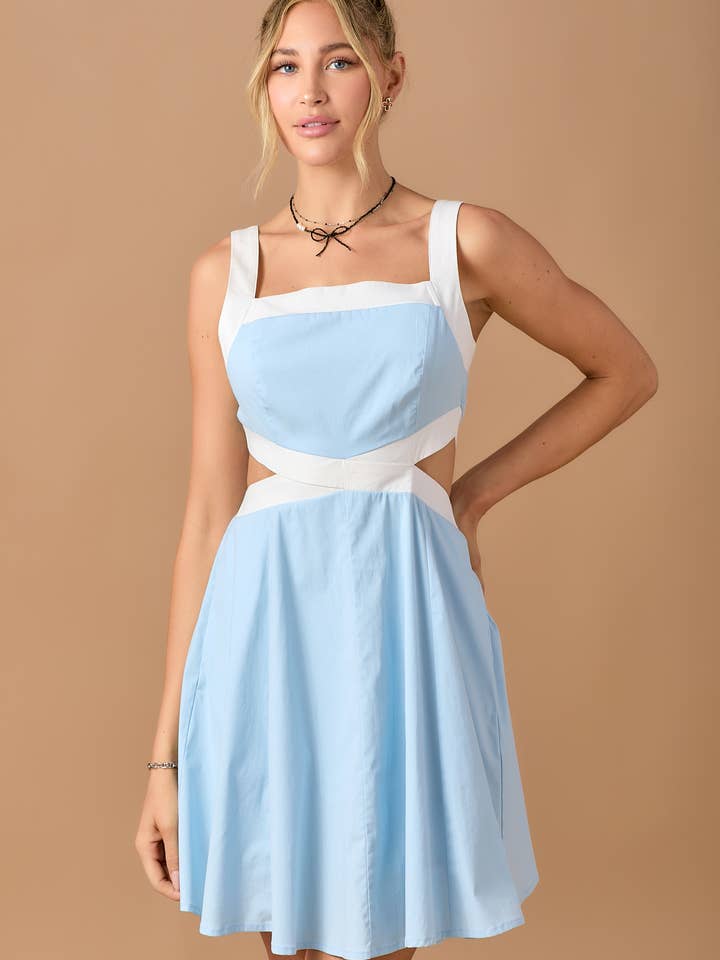 BABY PINK - Venta al por mayor Vestido - Mujer - Vestido con escote cuadrado2