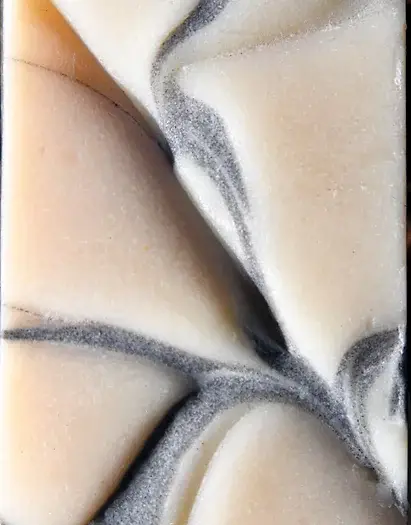 Harmonie Savon - Wholesale Bar Soap - Mare's milk soap - Black and White - 100 g Bulk2