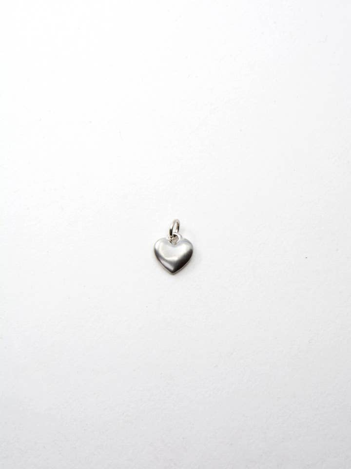 Heart Charm 925 Sterling Silver for wholesale by Gold Gold Gold