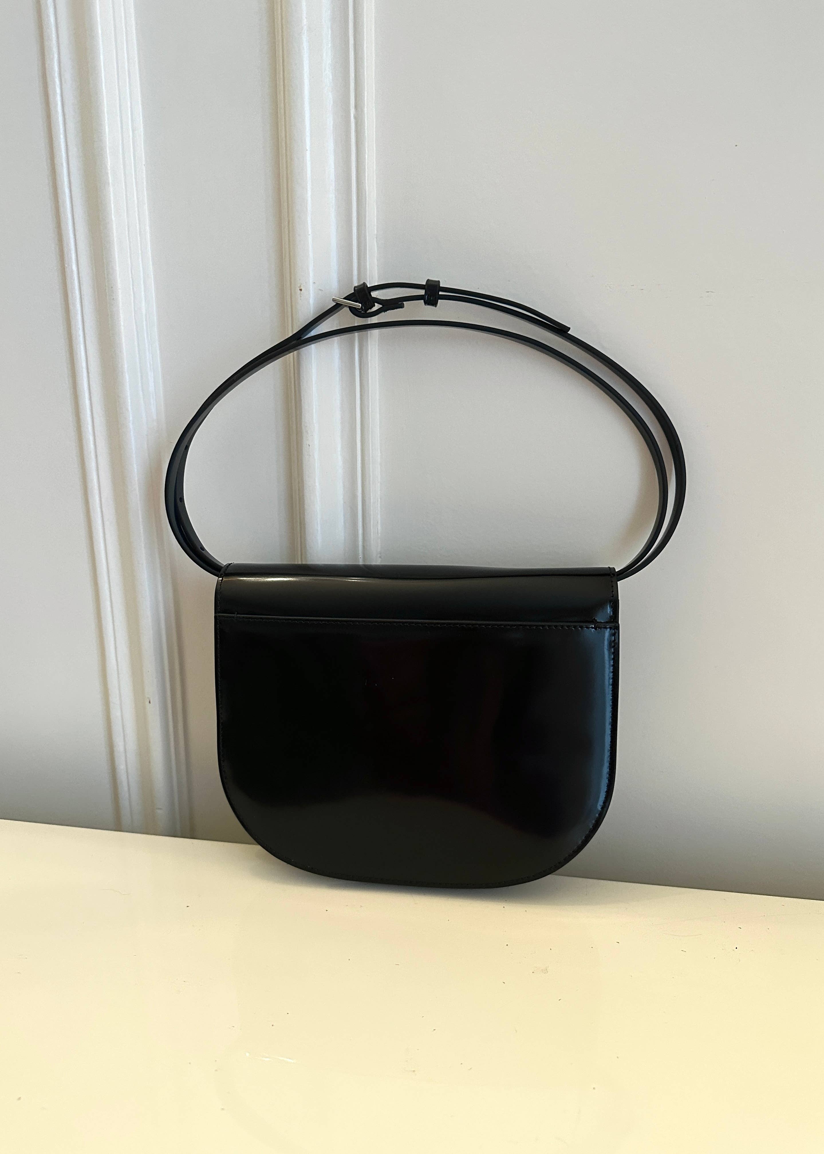 JULIA PARIS - Wholesale Shoulder Bag - Women's - Patent calfskin leather bag worn on the shoulder and crossbody5