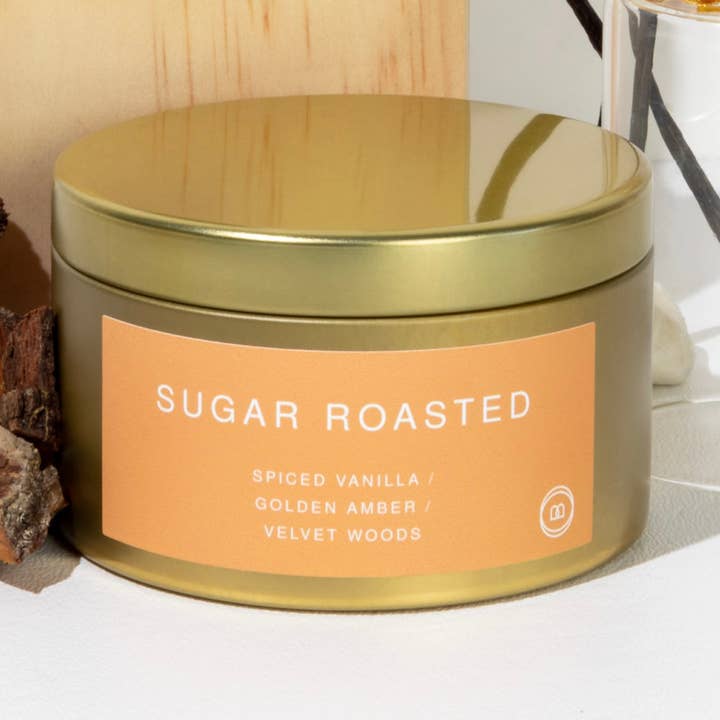 Sugar Roasted Metal Tin for wholesale by Blank Mason